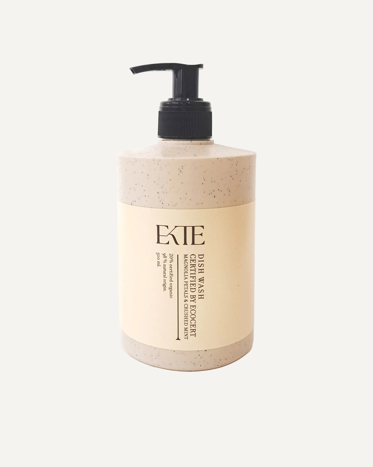ekte dish wash opvaskemiddel duft af mint magnolia beige flaske 