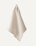 Linen Tales hvid karklud i 100 % hør, 26 × 26 cm