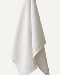 Linen tales viskestykke hør eco certifiseret hvid creme