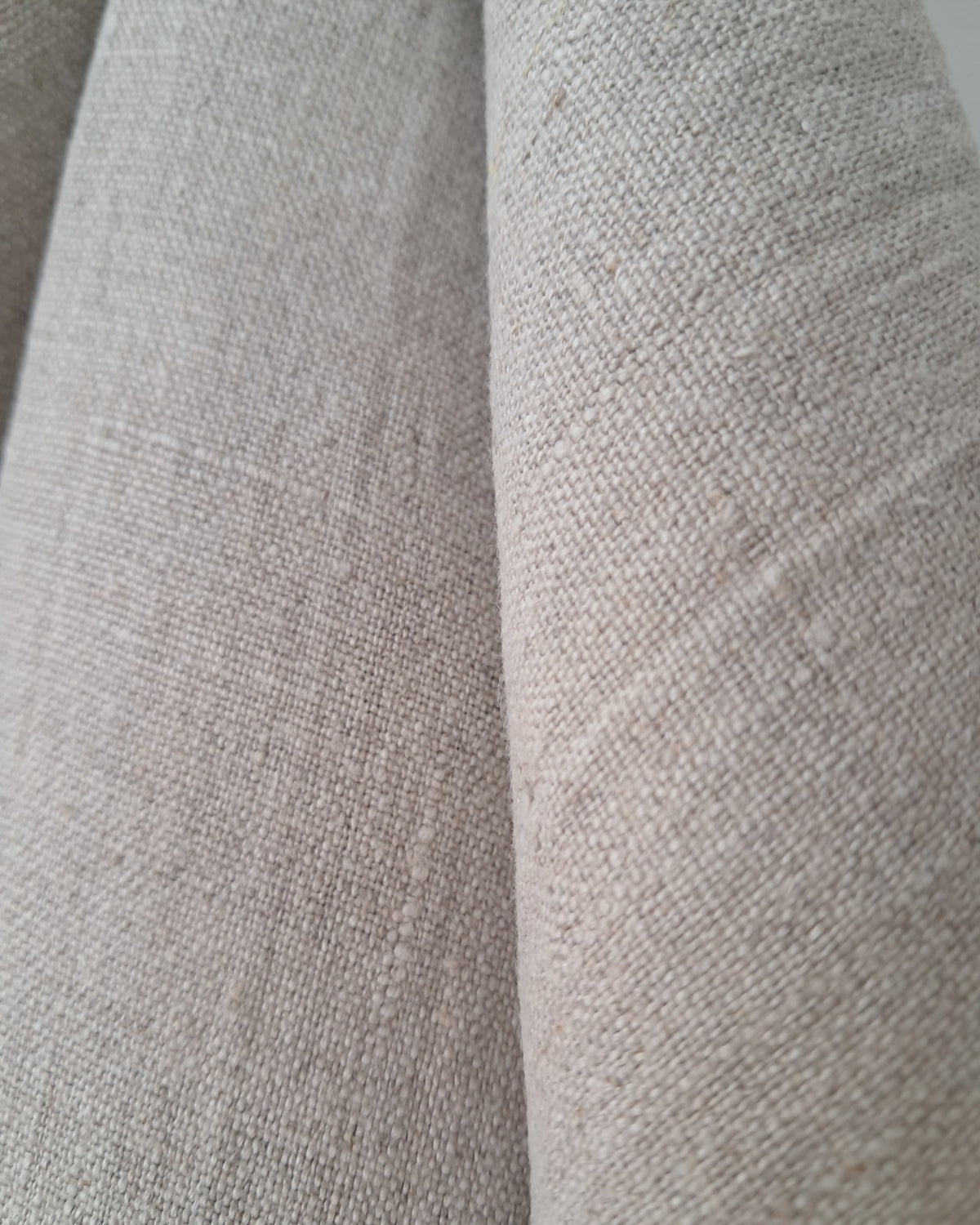 Linen Tales viskestykke closeup stonewashed struktur