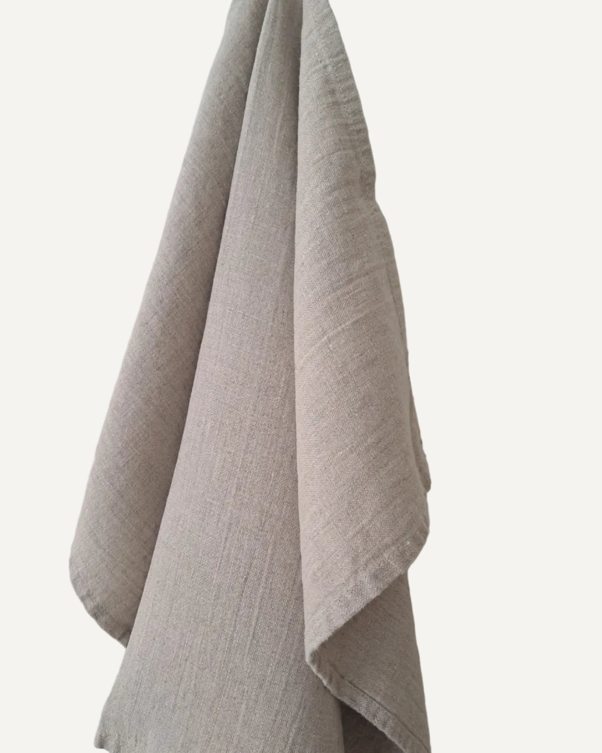 Linen Tales viskestykke i 100 % hør, natur, 45 × 65 cm