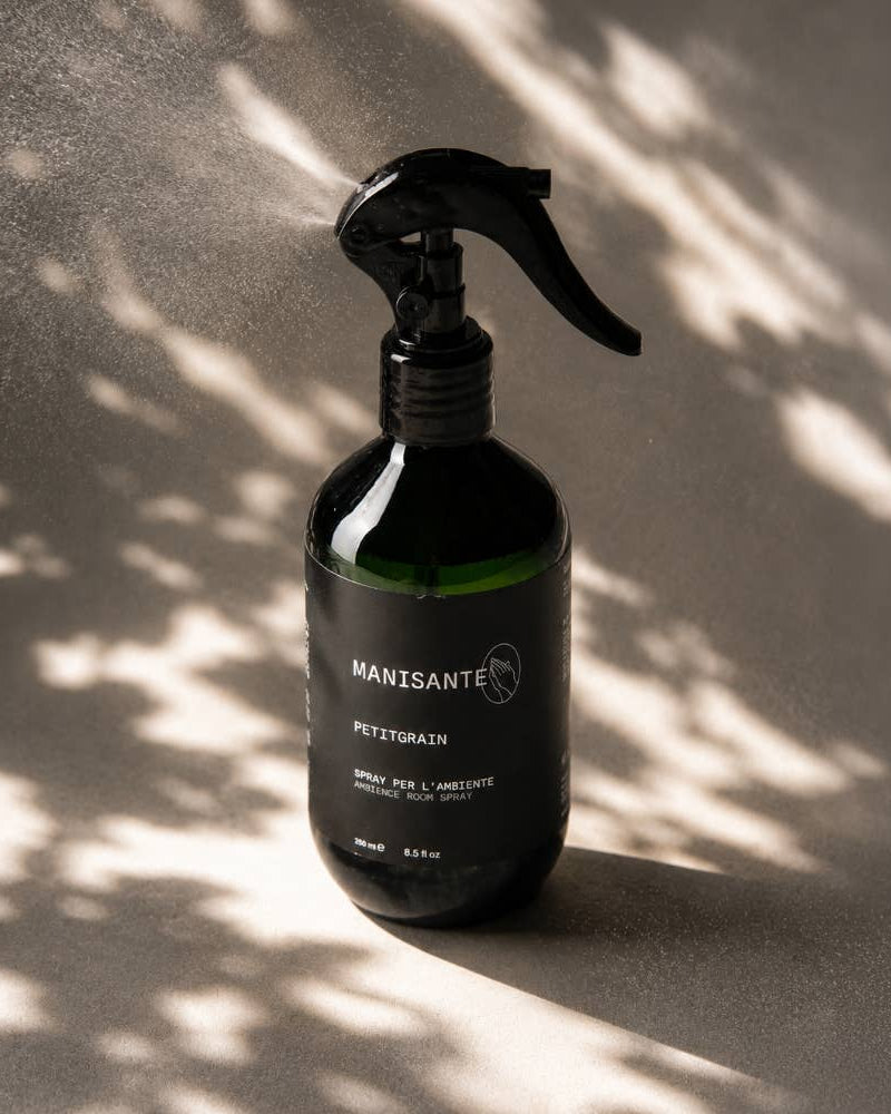 Manisante Petitgrain duftspray til hjemmet og tekstiler 